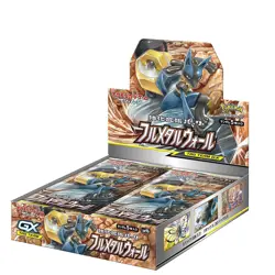 Pokemon Card Game Sun & Moon FULL METAL WALL Booster pack Box JAPAN - Image 1