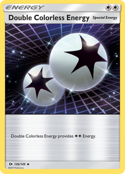 Double Colorless Energy 136/149 Uncommon | Sun & Moon | Pokemon Card - Image 1