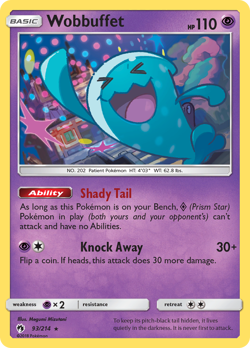 Wobbuffet 93/214 Rare | Lost Thunder | Pokemon Card - Image 1