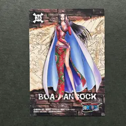 S3573 Very Rare Boa Hancock Holo No.26 Japanese One Piece x Ensky Card D6 - Image 2