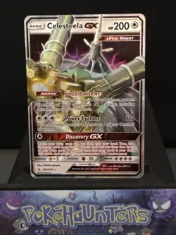 Pokemon card Celesteela GX 163/214 SM Unbroken Bonds Ultra Rare Near Mint - Image 1