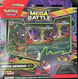 Pokemon TCG Mega Gengar Ex Battle Deck Factory Sealed 2025 New Trading Cards - Image 1
