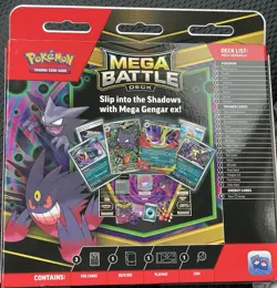 Pokemon TCG Mega Gengar Ex Battle Deck Factory Sealed 2025 New Trading Cards - Image 2
