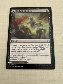 Magic The Gathering: Malakir Rebirth. Near Mint. Regular. - Image 2