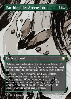 Earthbender Ascension - Extended Art TLA NM MTG - Image 1