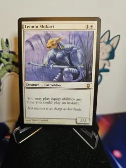 Magic the Gathering Darksteel 2004 Creature Leonin Shikari Rare White 6/165 - Image 1