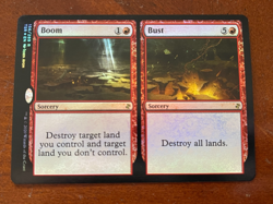 MTG Magic the Gathering Boom Bust Time Spiral Foil NM - Image 1