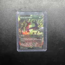Heroic Intervention MTG Marvel Secret Lair NonFoil Unplayed SLD Black Panther - Image 1