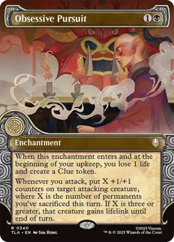 Obsessive Pursuit Showcase Avatar: The Last Airbender NM MTG - Image 1