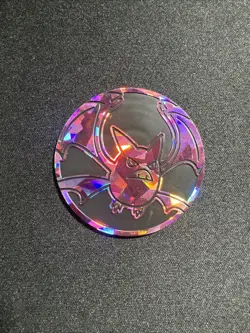 Shining Fates - PURPLE Crobat JUMBO COIN - OFFICIAL Pokemon TCG FREE SHIPPING - Image 1