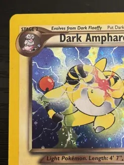 2000 Pokemon TCG Dark Ampharos Neo Destiny 1/105 Holo LP - Image 2