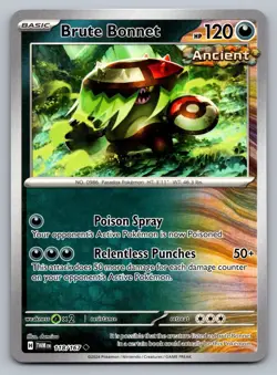Pokemon TCG SV06: Twilight Masquerade Brute Bonnet 118/167 - Image 1