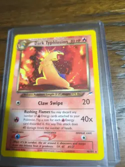 Dark Typhlosion - 10/105 - Holo - Neo Destiny Pokemon TCG (2002) -NM/LP - Image 2