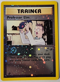 Professor Elm 3 Pokemon Best of Promos Reverse Holo 2002 - Image 1