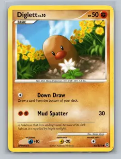 Pokemon TCG Diglett 85/132 Secret Wonders Normal MP - Image 1