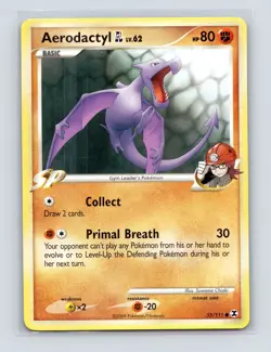 Pokemon TCG Aerodactyl GL 55/111 Rising Rivals Normal MP - Image 1
