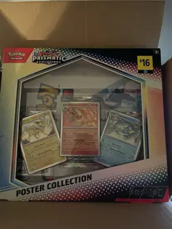 Pokemon Prismatic Evolutions Poster Collection Sealed Full Display Case Lot Of 6 - Image 2