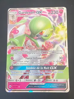 CARTE POKEMON GARDEVOIR GX 93/147 FR ULTRA RARE SL3 OMBRES ARDENTES - BE - Image 1