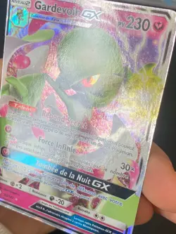 CARTE POKEMON GARDEVOIR GX 93/147 FR ULTRA RARE SL3 OMBRES ARDENTES - BE - Image 2