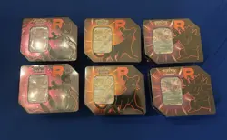 Pokemon Team Rocket Destined Rivals Journey Together Tins Lot of 6 - Image 1