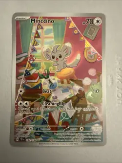 Pokemon TCG Minccino 182/162 Cinccino 183/162 Temporal Forces NM - Image 1