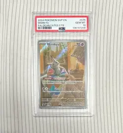 2024 POKEMON SVP EN-SV BLACK STAR PROMO #075 MIMIKYU PSA 10 - Image 1