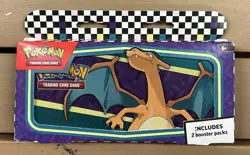 New Charizard Pokemon Back To School Pencil Case - Sealed With 2 Booster Packs - Image 1