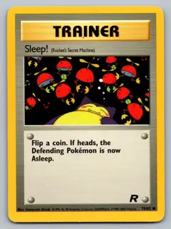 Pokemon TCG Team Rocket Sleep! (Rocket's Secret Machine #79 - Image 1
