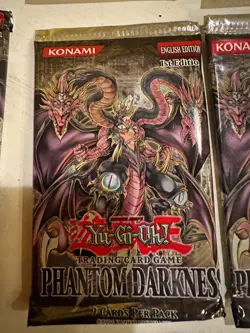 Yu-Gi-Oh! Phantom Darkness 1st Edition Booster Pack Lot 48 Packs Upper Deck - Image 4