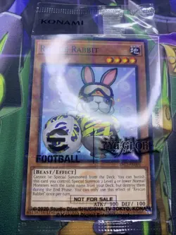 Yugioh Rescue Rabbit 2025 eFootball Promo EFC1-EN001 NM Parallel Rare. Sealed - Image 1