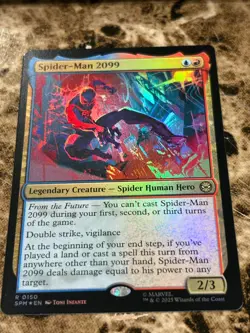 SPIDER-MAN 2099 Magic MTG Spiderman Foil - Image 1
