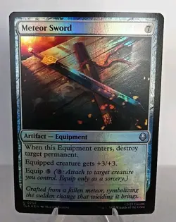 Meteor Sword MTG Avatar: The Last Airbender Foil - Image 1