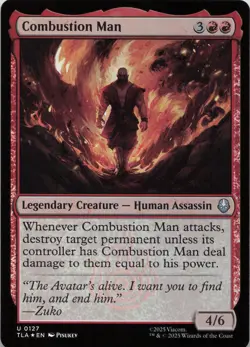Combustion Man - FOIL - U Avatar: The Last Airbender 127 - MTG - Image 1