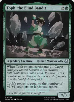 Toph, the Blind Bandit - FOIL - U Avatar: The Last Airbender 198 - MTG - Image 1
