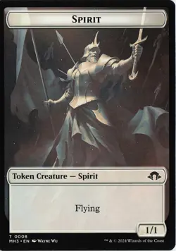 Spirit Token (0008) regular T - Modern Horizons 3 #8 MTG - Image 1