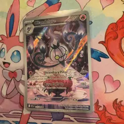 Pokemon TCG Chandelure 103/086 Illustration Rare SV11W: White Flare MINT/NM - Image 3