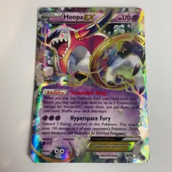 Hoopa EX 36/98 Ancient Origins Holo Ultra Rare Pokemon Light Play+ - Image 3