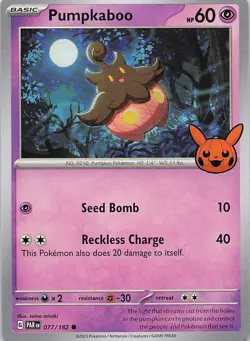 2024 Pokemon Trick or Trade #077/182 Pumpkaboo - Image 1