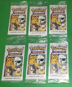 6x Pokemon 25th Anniversary MPG120 Sealed New General Mills 18 Additional Cards - Image 1