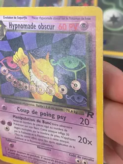 CARTE POKEMON HYPNOMADE OBSCUR 26/82 FR RARE WIZARDS TEAM ROCKET - TBE - Image 3