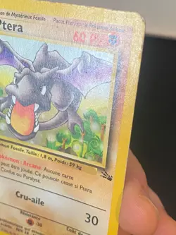 CARTE POKEMON PTERA 16/62 EDITION 1 FR RARE WIZARDS FOSSILE - BE/PL - Image 4