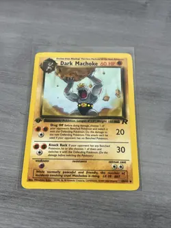 Pokemon 1st Edition Dark Machoke 40/82 Tcg 2000 - Image 1