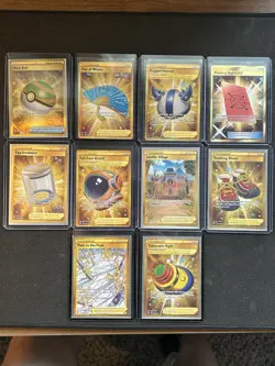 Pokemon SWSH-SV-SuMo Secret Rare Trainer Lot - 10 Cards - Image 1