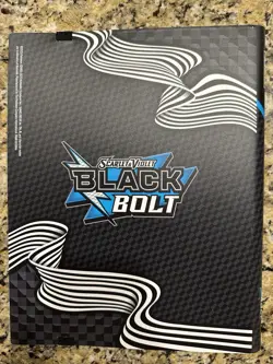 Pokemon TCG Scarlet & Violet 10.5 Black Bolt Binder *Binder Only - Image 2