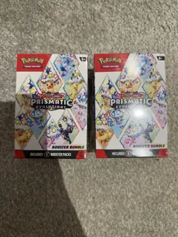 Pokemon TCG Prismatic Evolutions Booster Bundle X2 - New and Sealed - Image 1