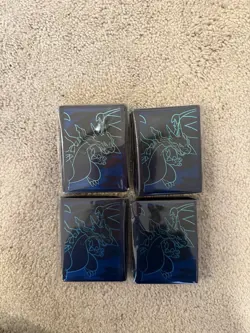 4x Phantasmal Flames ETB Sleeves Mega Charizard X - Lot of 4 Packs (65 Each) - Image 1