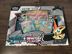 Pokemon TCG Black Bolt & White Flare Unova Victini Illustration Collection Box - Image 1