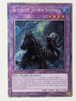 Altestes Wesen Norden RA04-DE226 Platinum Secret Rare DE NM YUGIOH - Image 1