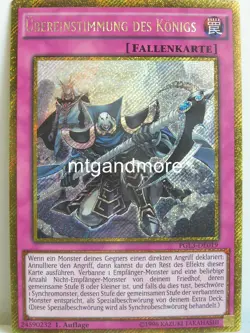 Yu-Gi-Oh - 1x Ubereinstimmung des Konigs - PGL3 - Premium Gold Serie 3 - Image 1