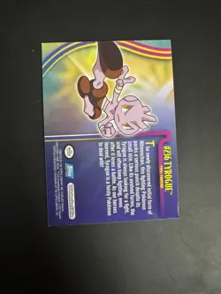 Tyrogue # 236 Pokemon Card Foil Topps TV Animation Edition Rare Card - Image 2